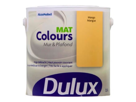 Dulux Colours muur- en plafondverf mat 2,5l mango 1