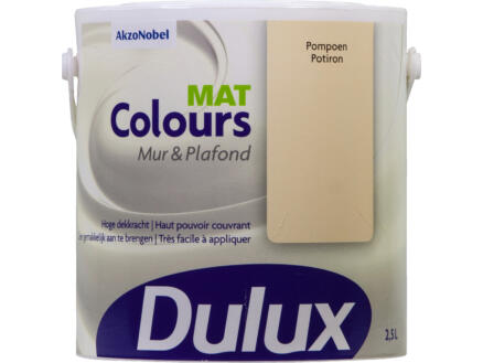 Dulux Colours muur- en plafondverf mat 2,5l pompoen 1