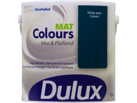 Dulux Colours muur- en plafondverf mat 2,5l wilde eend 1