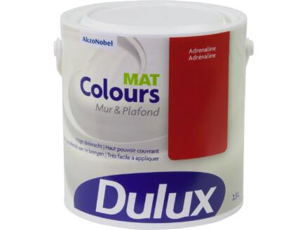 Dulux Colours peinture mur & plafond mat 2,5l adrénaline
