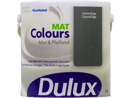 Dulux Colours peinture mur & plafond mat 2,5l camouflage 1