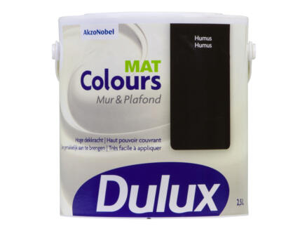 Dulux Colours peinture mur & plafond mat 2,5l humus 1