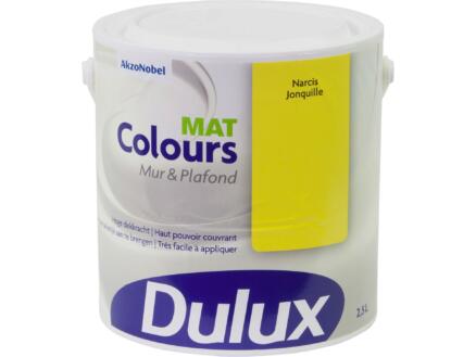 Dulux Colours peinture mur & plafond mat 2,5l jonquille 1
