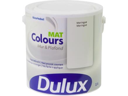 Dulux Colours peinture mur & plafond mat 2,5l meringue