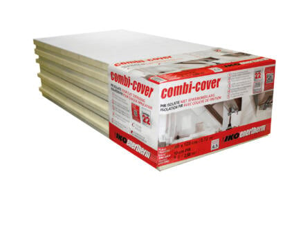 Combi-Cover isolation pour mur et toit 120x58,5x10,3 cm R4,5 2,88m² 1