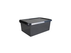 Sunware Comfort Line opbergbox 45l transparant/grijs/zwart