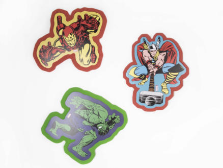 Marvel Comics super-héros stickers mousse 3 pièces 1