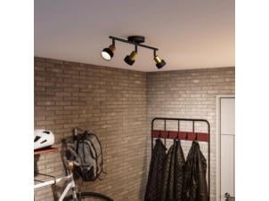 Philips Conduit barre de spots LED 3x35 W noir/or