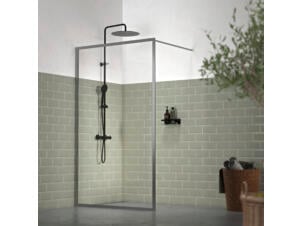 Sealskin Contour A3 paroi de douche 138x200 cm verre transparent gris mat
