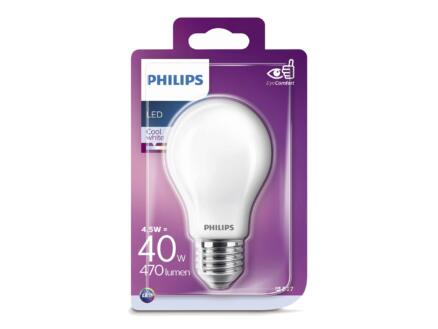 Philips Cool White LED peerlamp E27 4,5W 1