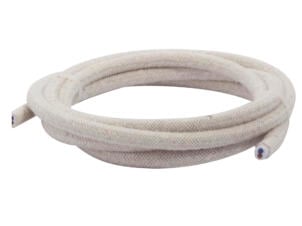 Chacon Cordon électrique en tissu 3m lin