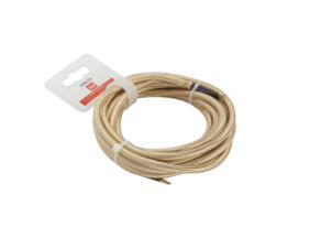Chacon Cordon électrique en tissu 3m or