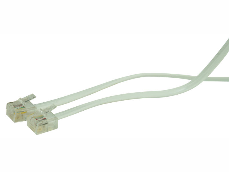 Cordon Téléphone RJ11/RJ11 Longueur 10M - Câble De Liaison Téléphonique