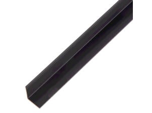 Cornière 15x15x1 mm 200cm aluminium anodisé noir