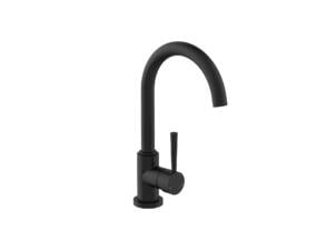 Schutte Cornwall robinet mitigeur cuisine basse pression noir mat