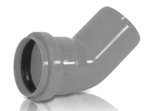 Coude MF 32mm 45° PVC gris
