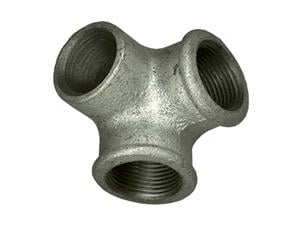 Saninstal Coude à 3 voies 3/4" zingué
