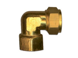 Saninstal Coude bicône F 1/2" x 15mm laiton