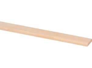 Couvre-joint 22x5 mm 240cm bois dur blanc
