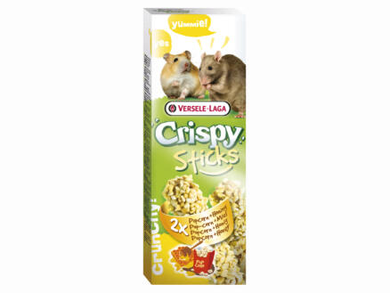 Crispy Sticks knaagsticks hamsters en ratten popcorn en honing 2 stuks 1