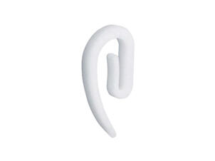 My Deco Crochet de rideau matière synthétique rigide blanc 100 pièces