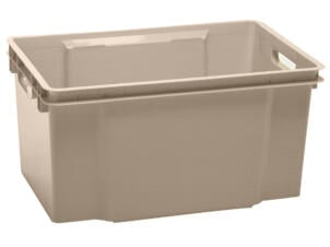 Keter Crownest bac de rangement 50l taupe