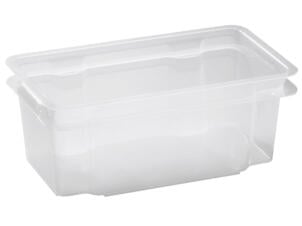 Keter Crownest bac de rangement 7l transparent