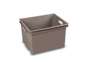 Keter Crownest boîte de rangement 30l taupe