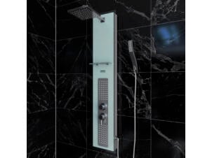 Aurlane Crystal colonne de douche blanc