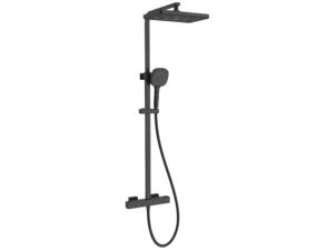 Wenko Cuadro Premium regendoucheset zwart