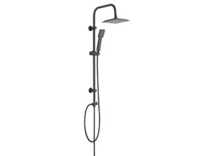 Wenko Cuadro set de douche noir mat
