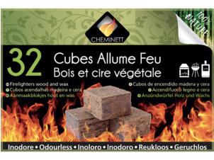 Forever Cubes allume-feu 100% naturel 32 pièces