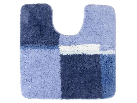 Differnz Cubes tapis WC 60x60 cm bleu 1
