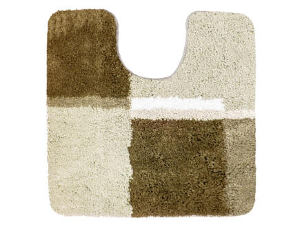 Differnz Cubes tapis WC 60x60 cm taupe 1