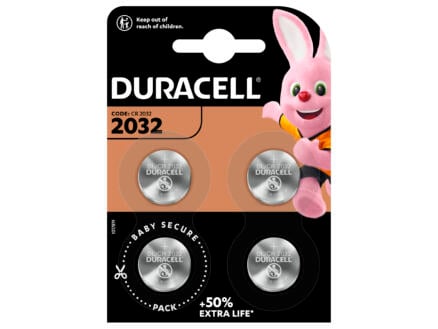 Duracell DL2032 celbatterij lithium 3V 4 stuks 1