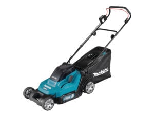 Makita DLM432PT2 accu grasmaaier 2x18 V Li-Ion 43cm + 2 accu's en 1 lader
