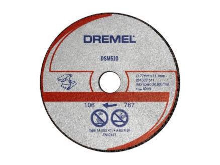 Dremel DSM510 disque à meuler métal/matière synthétique 1