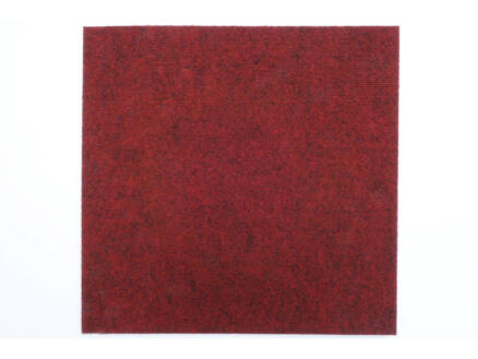Dalle de tapis 50x50 cm rouge 1