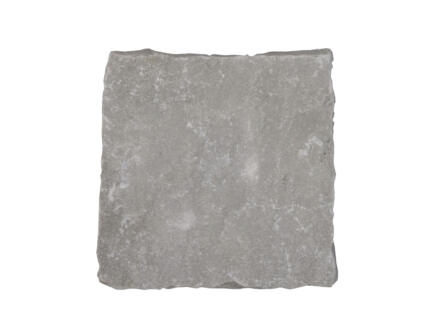 Dalle de terrasse 14x14x3,5 cm 0,02m² pierre de sable d'Inde gris 1