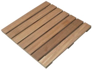 Dalle de terrasse 50x50x2,4 cm 0,25m² bois dur