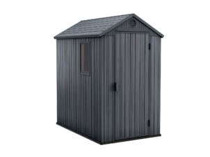Keter Darwin 46 kunststof tuinhuis 125,8x184,5x205 cm grijs