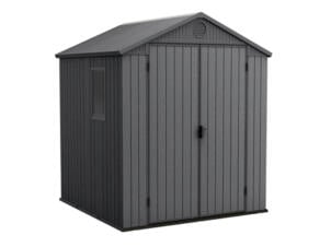 Keter Darwin 66 abri de jardin en résine 190x183x221 cm gris