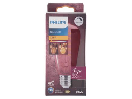 Philips Deco Pink LED Edisonlamp filament E27 4,5W dimbaar 1