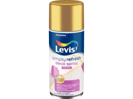 Levis Deco Spray 0,15l metallic goud 1