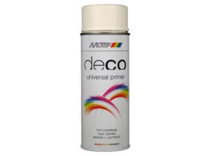 Motip Deco Universal Primer laque en spray brillant 0,4l blanc