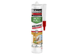 Rubson Deco Wall mastic acrylique murs & fenêtres 280ml blanc