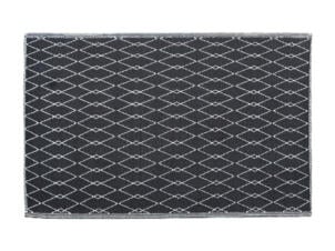Dessin 2 tapis d'extérieur 120x180 cm noir