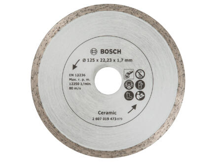 Bosch Diamantschijf keramiek 125x1,7x22,23 mm 1