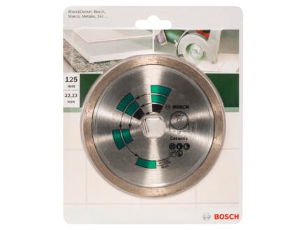 Bosch Diamantschijf keramiek 125x1,7x22,23x5 mm 1