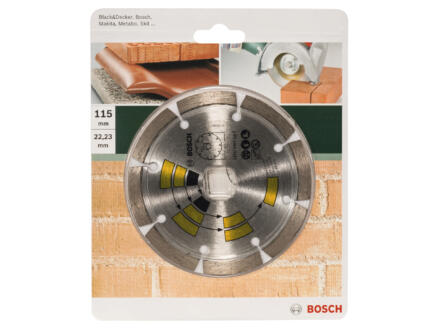 Bosch Diamantschijf universeel 115x1,7x22,23x7 mm 1